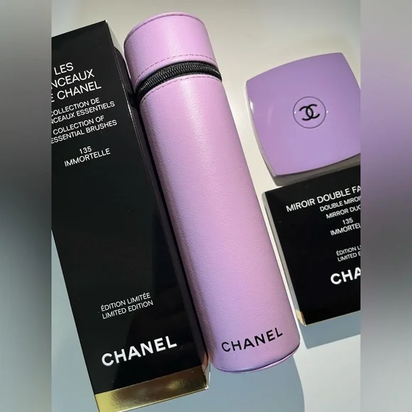 ♥️SOLD♥️ Chanel Codes de Couleur Immortelle set w/ brush, mirror, nail file - Picture 3 of 3